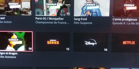 Pour accéder à CANAL+ / CANAL /abonnement , cliquez sur le logo